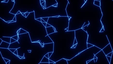 Electrical arcs neon lightning retro future vr voltage glow vector tron loop 4k