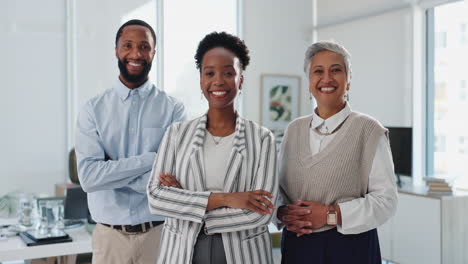 diverse and confident business team