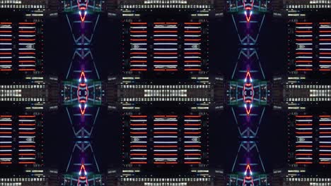 Kaleidoscope with Bokeh of Ferris Wheel, #1