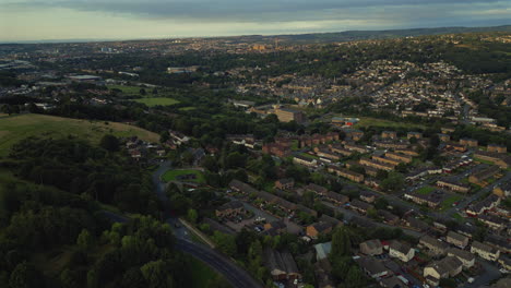 Establishing-Drone-Shot-Over-Gaisby-and-Looking-Towards-Manningham