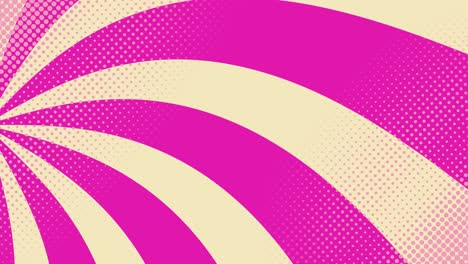 fondo de arte pop con puntos y líneas de velocidad.