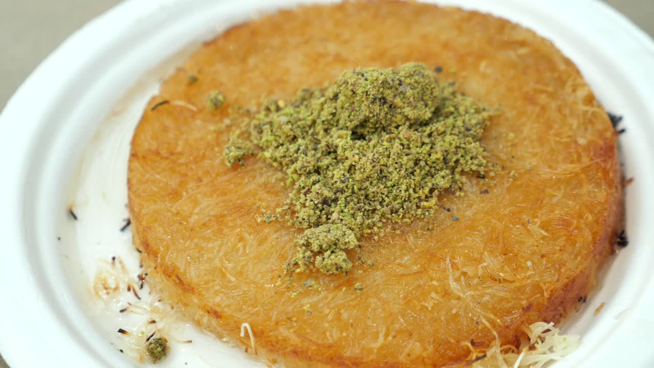 el delicioso baklava.