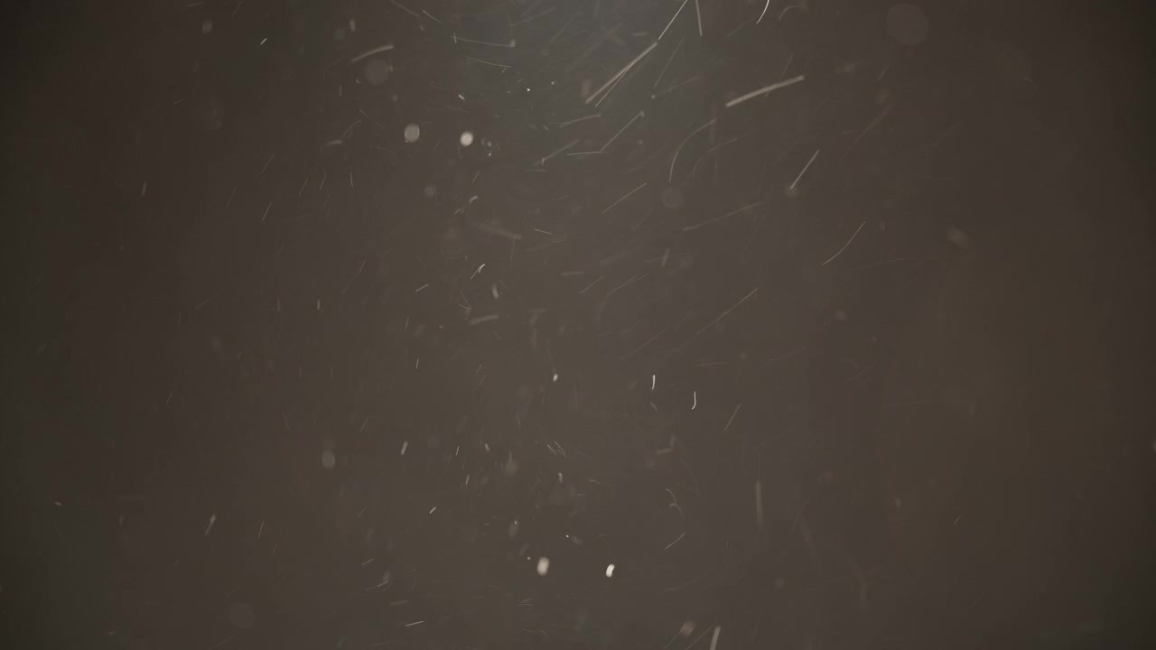 Abstract snow particles in the air