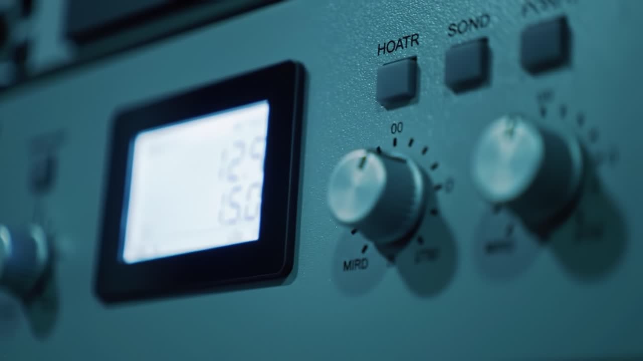 Monitoring device displays critical data related to temperature and pressure within a scientific laboratory. Researchers rely on accurate readings for successful experiments and analyses.