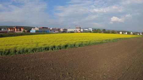 Flying-over--Fields-in-Switzerland.-Urban-scenery-agriculture