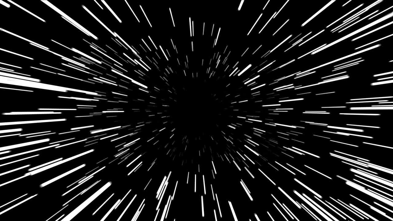 비행 트로트 하이퍼스페이스, 3d 애니메이션, 원활한 루프