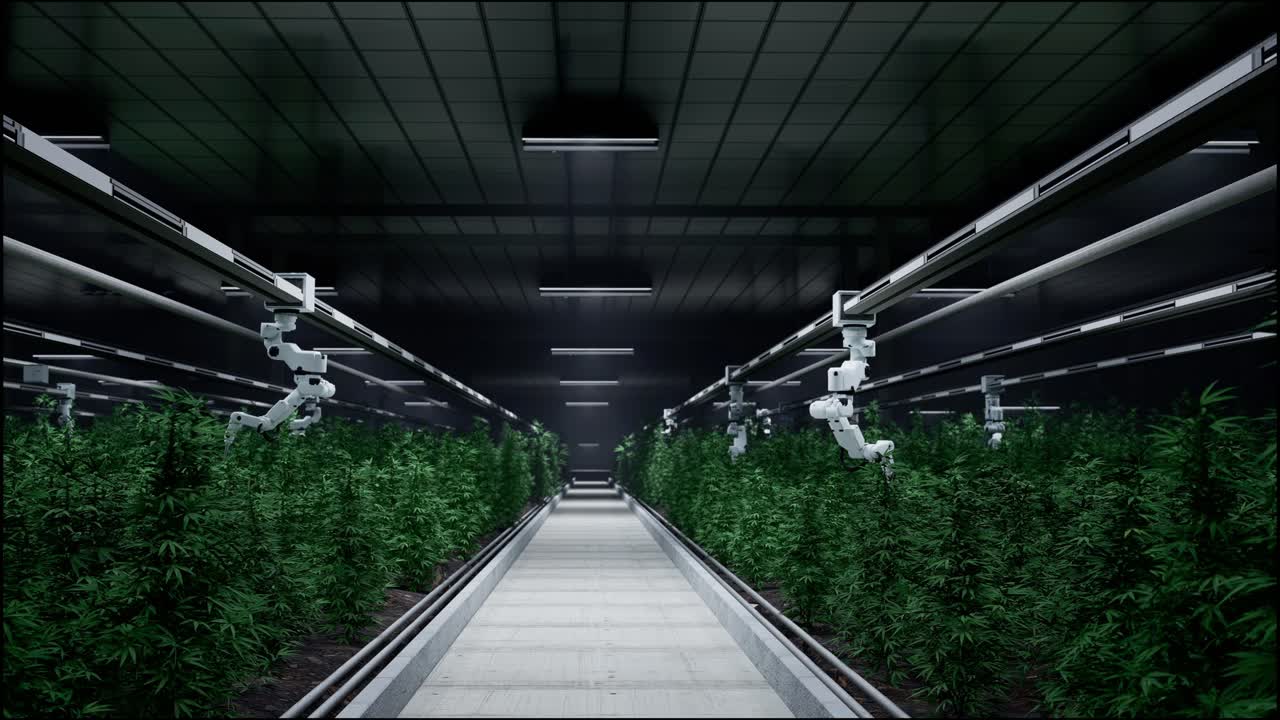 Fattoria di cannabis automatizzata