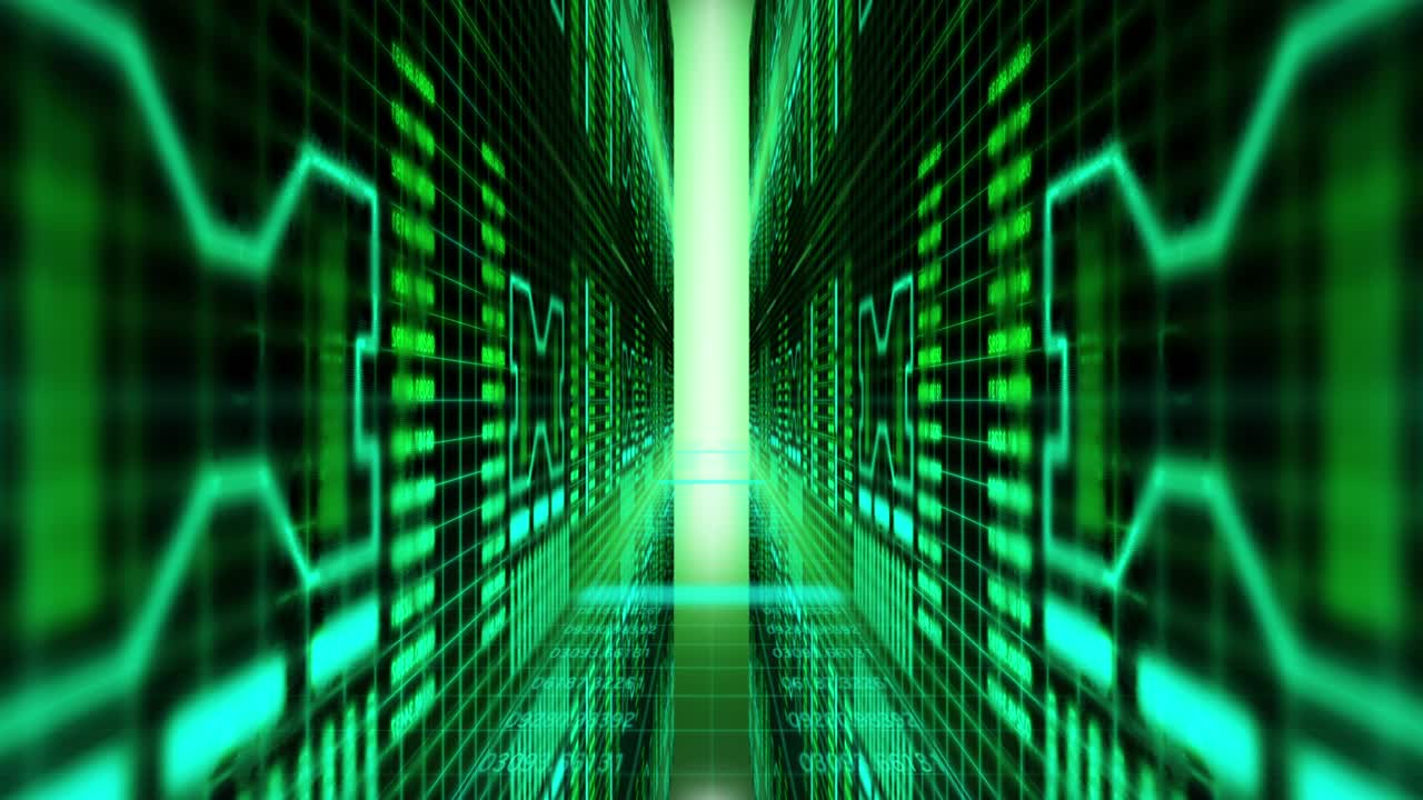 Futuristic Hud green.