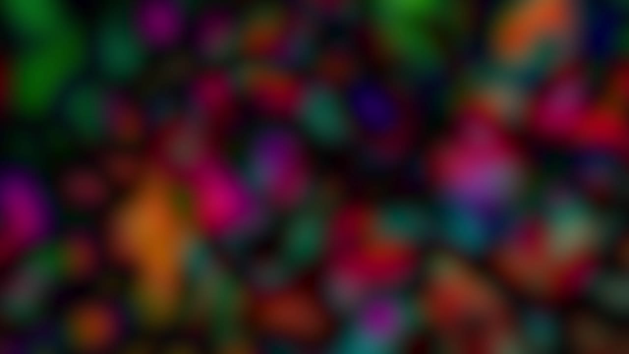 Vibrant Background with Flowing Colors: Abstract Gradient Design - Smooth Motion of Abstract Design with Pulsating Shapes