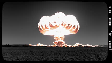 nuclear explosion test