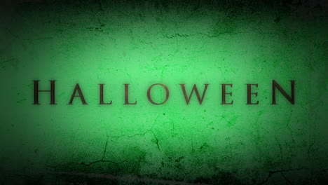 Halloween-on-dark-green-grunge-wall