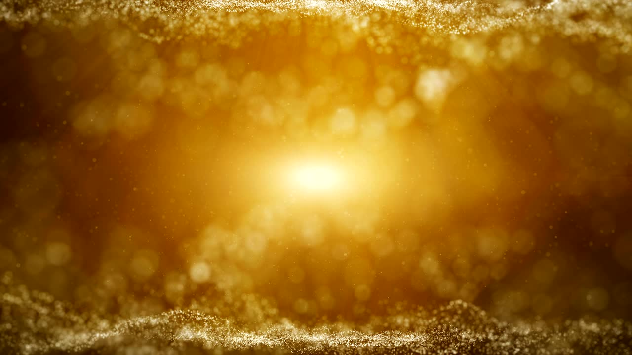 반이는 황금 먼지 입자 반이는 불꽃