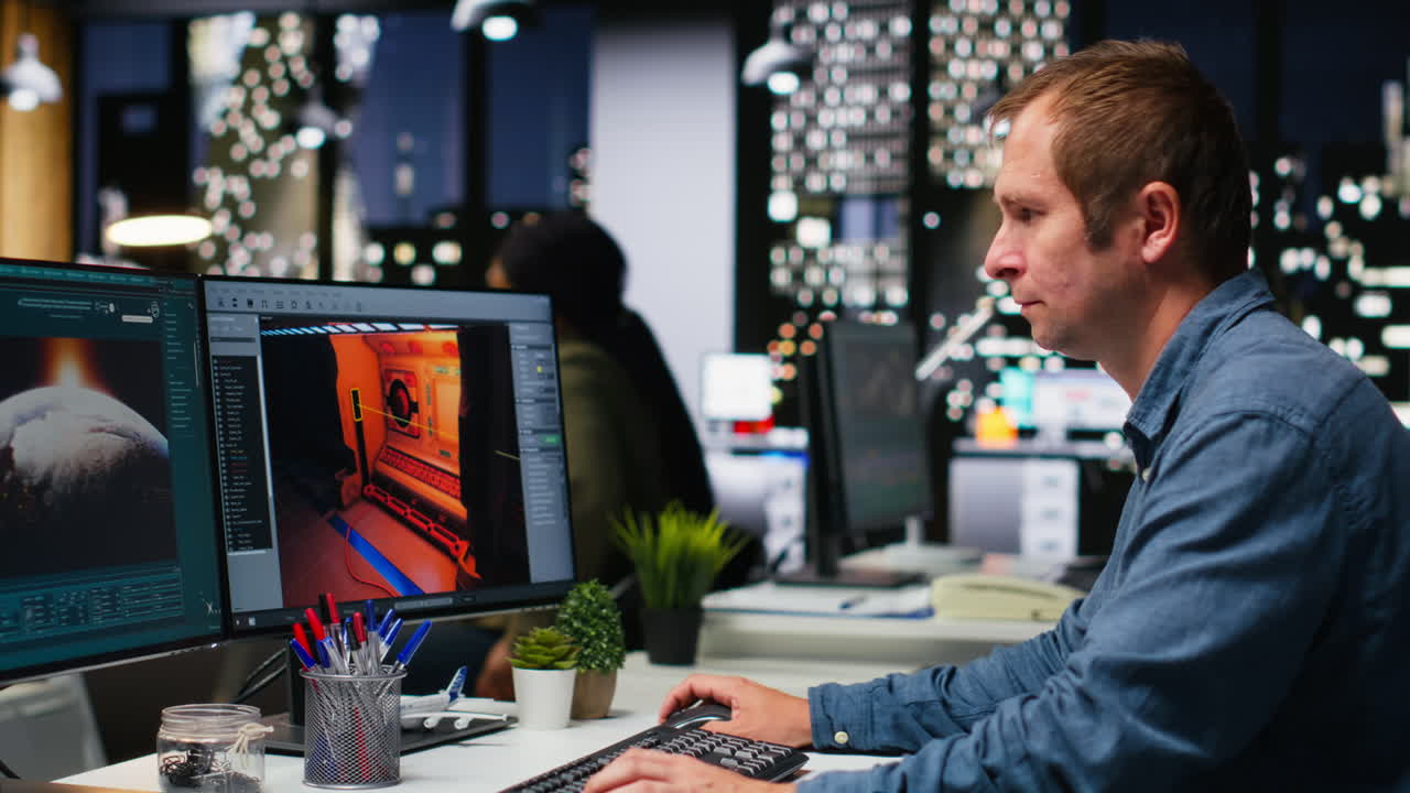 Game developer utilizes AI generated program to design spaceship station