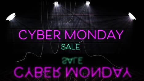 Rosa-Neon-Cyber-Monday-Verkaufstext