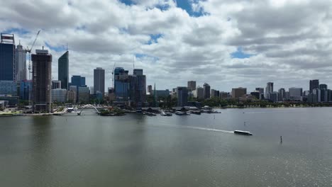 4k drone swan river ferry