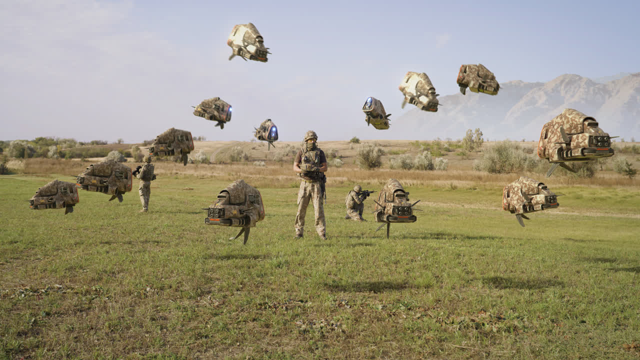 Military Personnel and Autonomous Drones