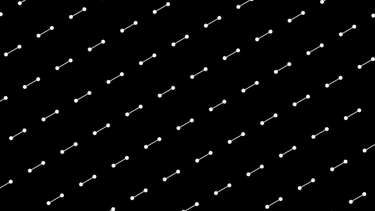 Abstract animation geometric patterns motion background with alpha channel 4k