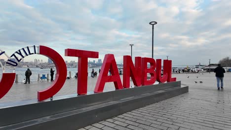 istanbul landmark with people