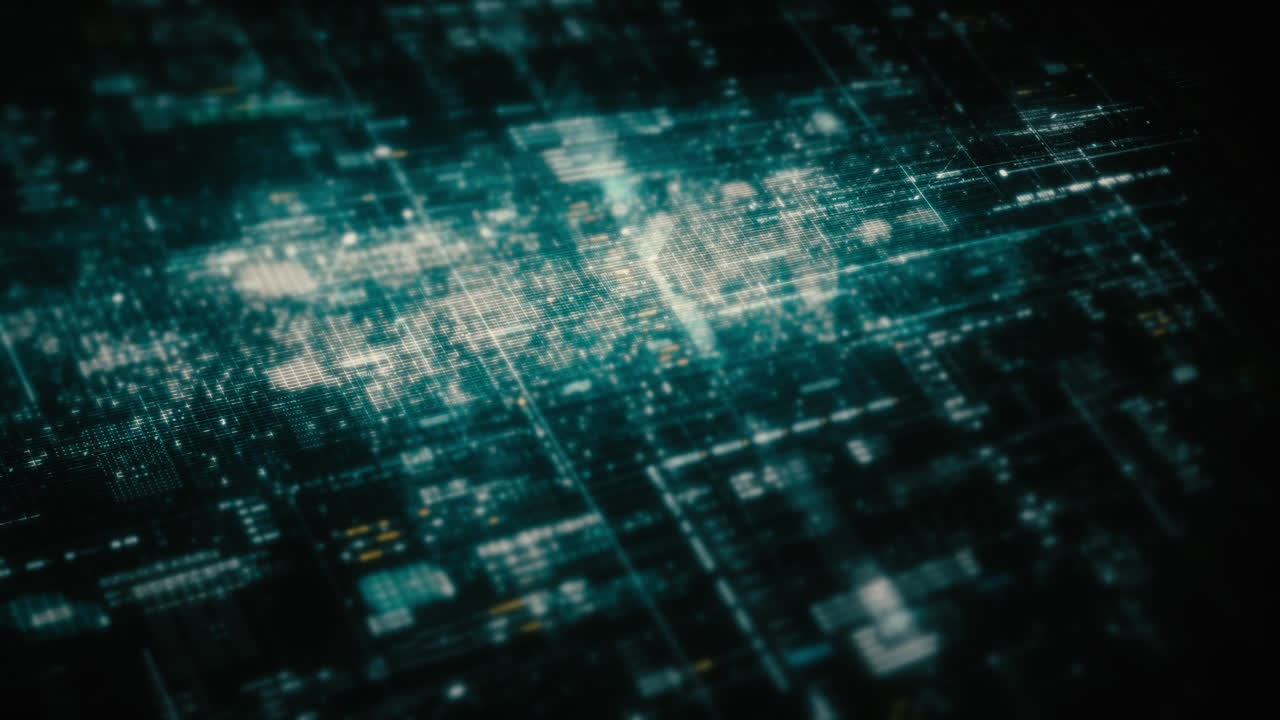 Advance metaverse, hi-tech digital data telemetry with encrypted numbers, display dynamic background for computer desktop vertical screen display format