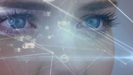 ojos femeninos enfocados