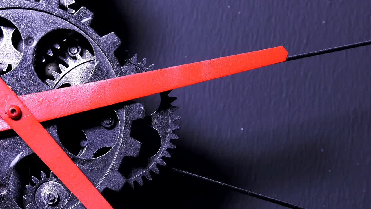 추상적인 그런지 더럽고 녹은 시계 기어 산업 및 비즈니스 개념