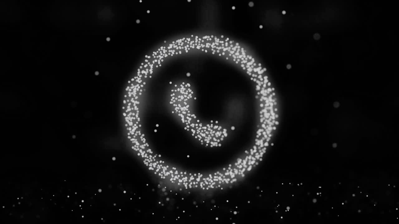 추상적인 전화 아이콘