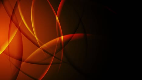 naranja oscuro brillante brillante ondas fluyentes fondo de movimiento abstracto