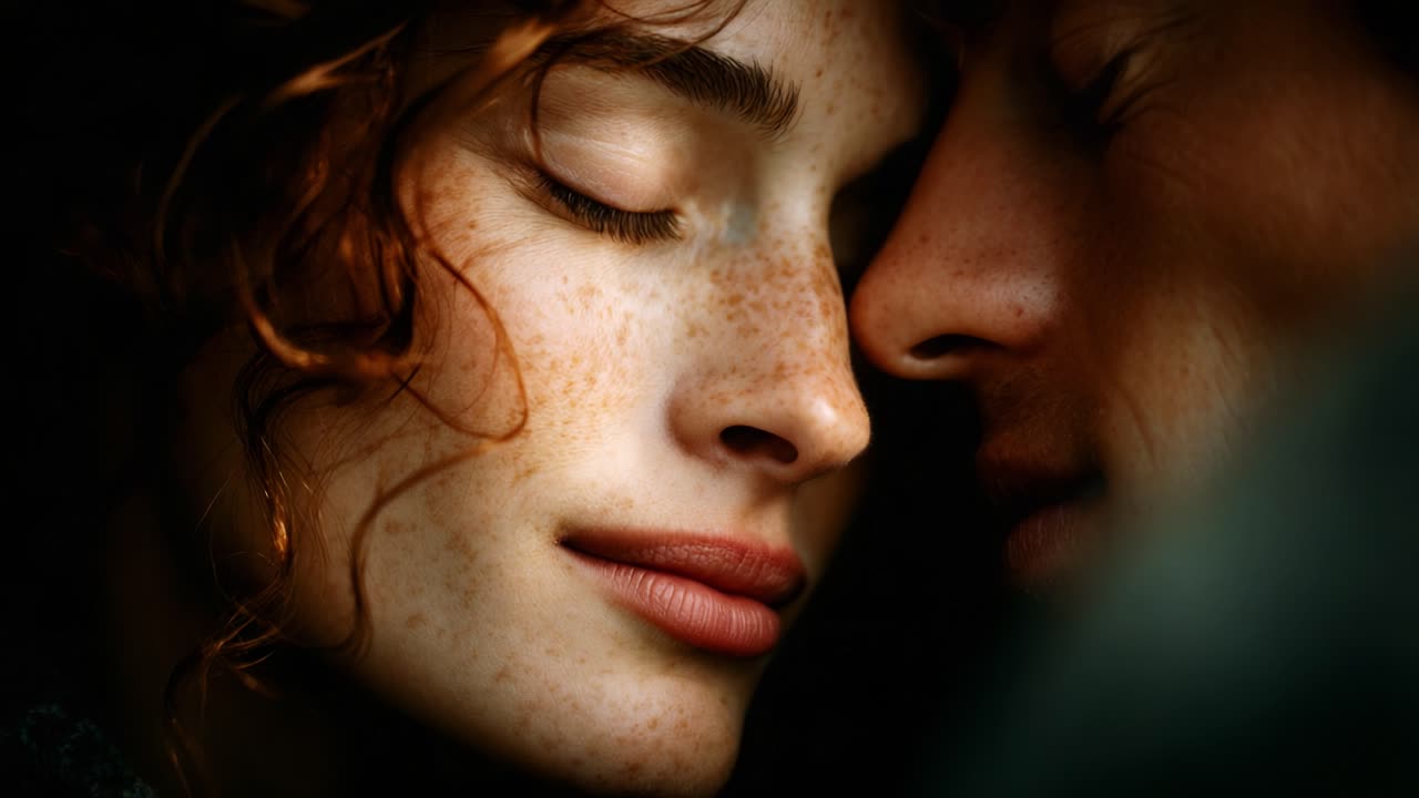 Intimate Moments of Connection: A Portrait Series Capturing the Emotion and Depth of Two Souls Embraced in a Soft, Gentle Light, Highlighting Love and Serenity