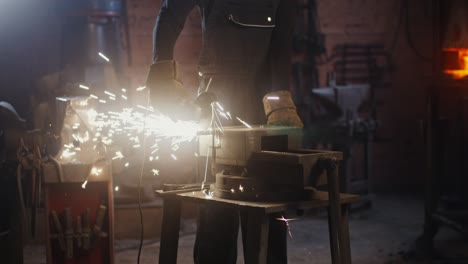 blacksmith at work