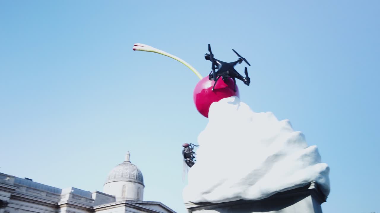 Fourth-Plinth, Trafalgar Square, London, England - 19-July-2022, Heather Phillipson's The End Sculpture