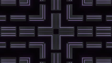 purple neon geometric pattern