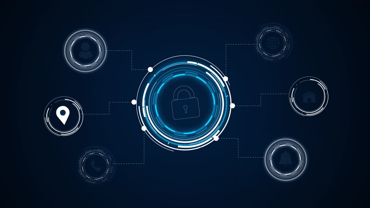 Network security information data protection shield safety and security in digital cyberspace