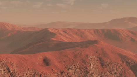 Panorama-of-red-dunes-and-mountains