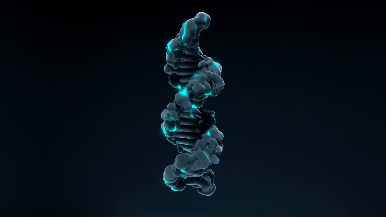 A vertical cloud of smoke rises in the center of a dark scene, with soft teal highlights, layered folds, and a dramatic low key atmosphere