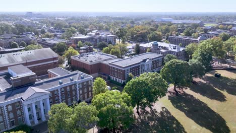 university of alabama campus aerial in tuscaloosa alabama