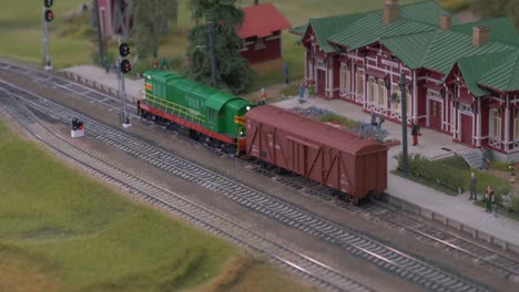 mini train station modelling