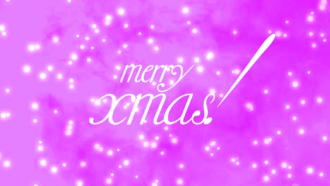 animación de navidad feliz en 4k - fondo de estrellas