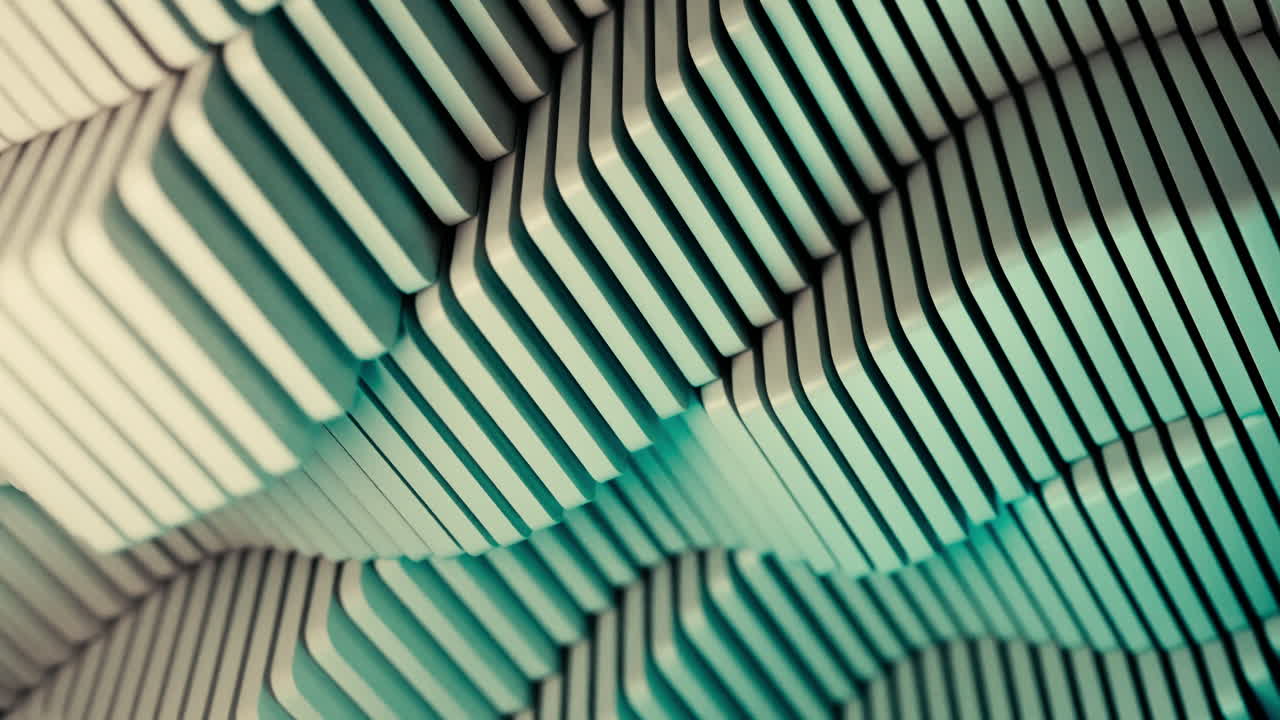 Seamless Loop of Abstract Geometric Wavy Pattern