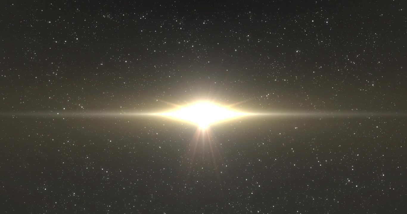 Animazione di macchie di luce su sfondo nero