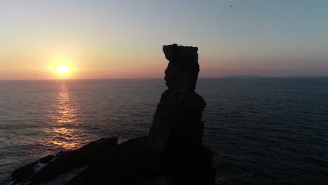 Aerial-view-of-Cabo-Carvoeiro,-Peniche,-Portugal