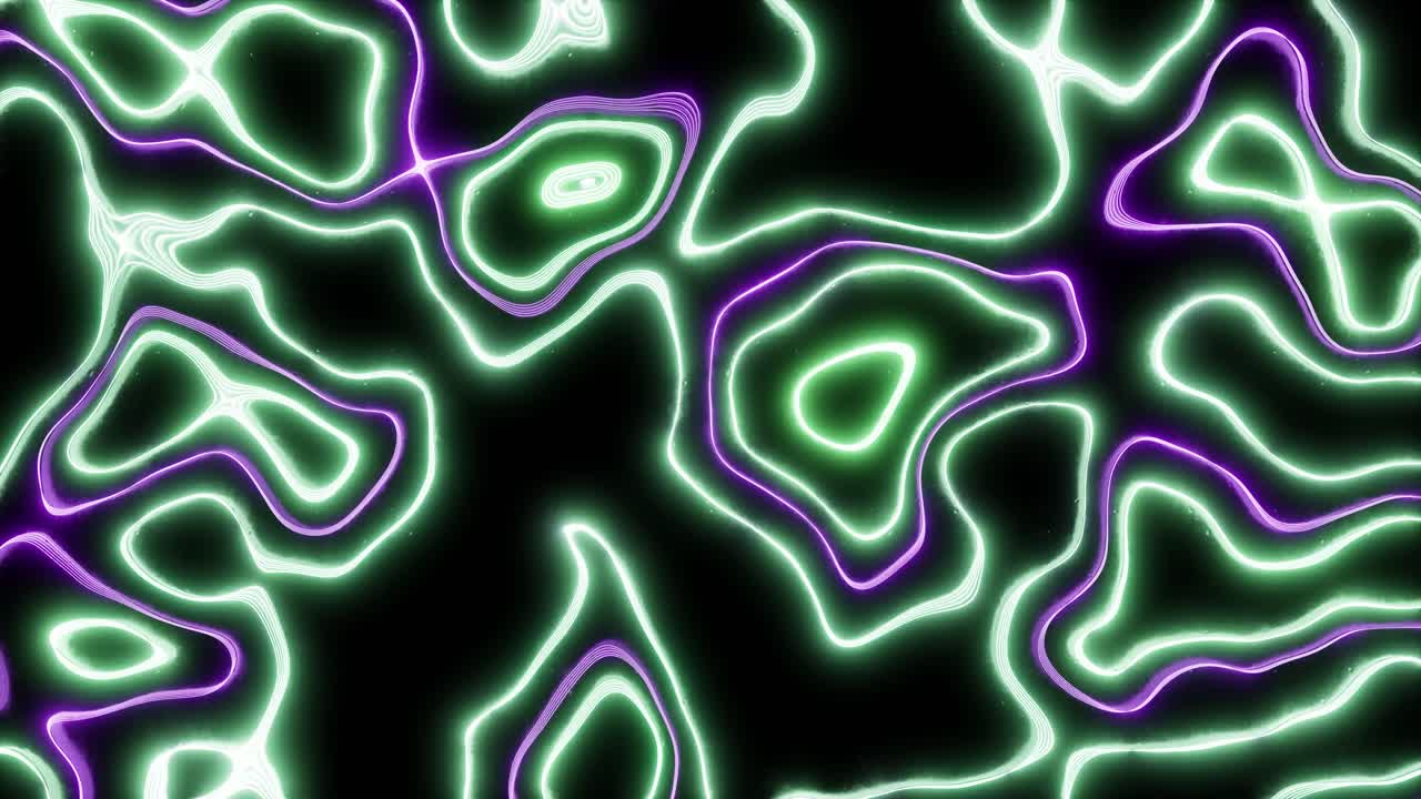 Abstract Neon Shapes