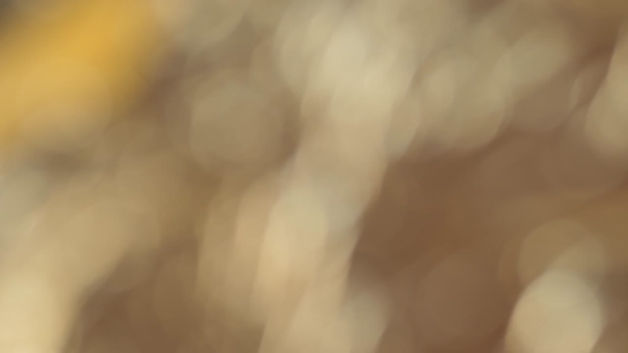 Fondo espacial bokeh suave y borroso de amarillos dorados. Colores de otoño