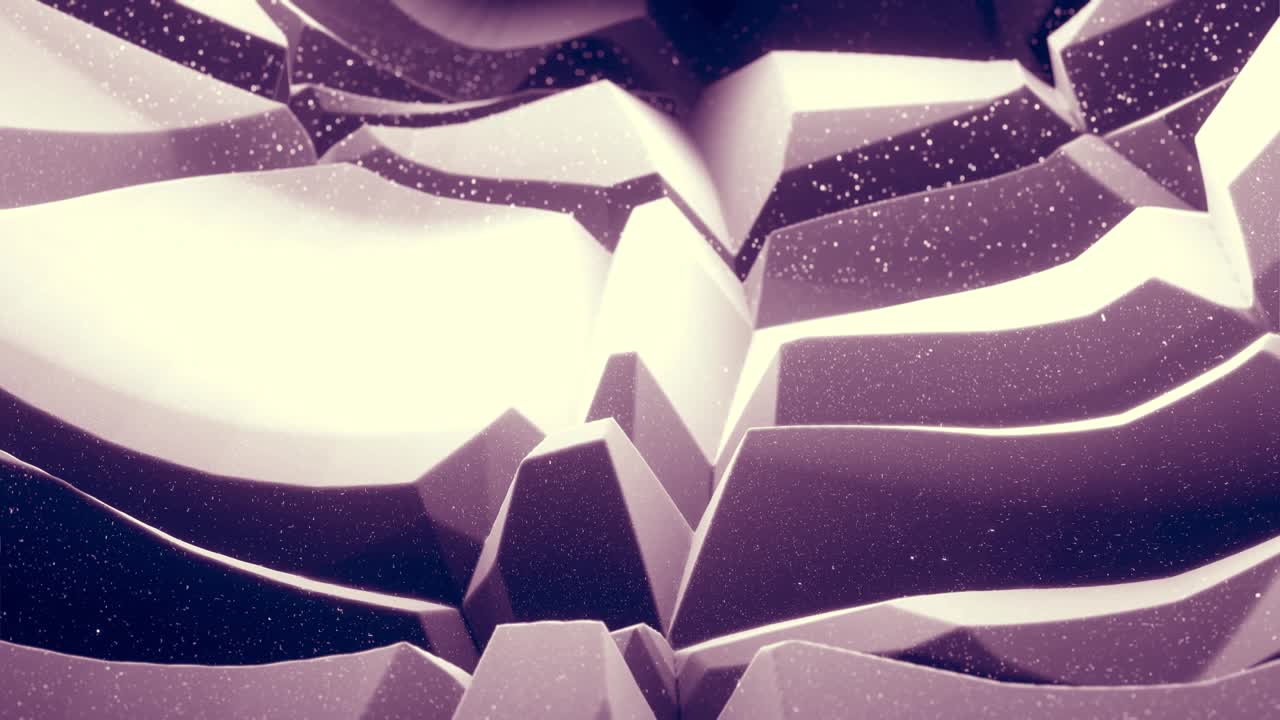 ondas abstractas de material mate negro suave con brillo interno ligero y brillos en la superficie de morphing. superficie geométrica abstracta como el paisaje o el terreno, extrudir o desplazar el ruido 3d. bucle 4k