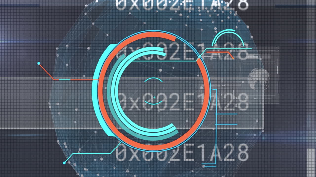 Animation of data processing over globe
