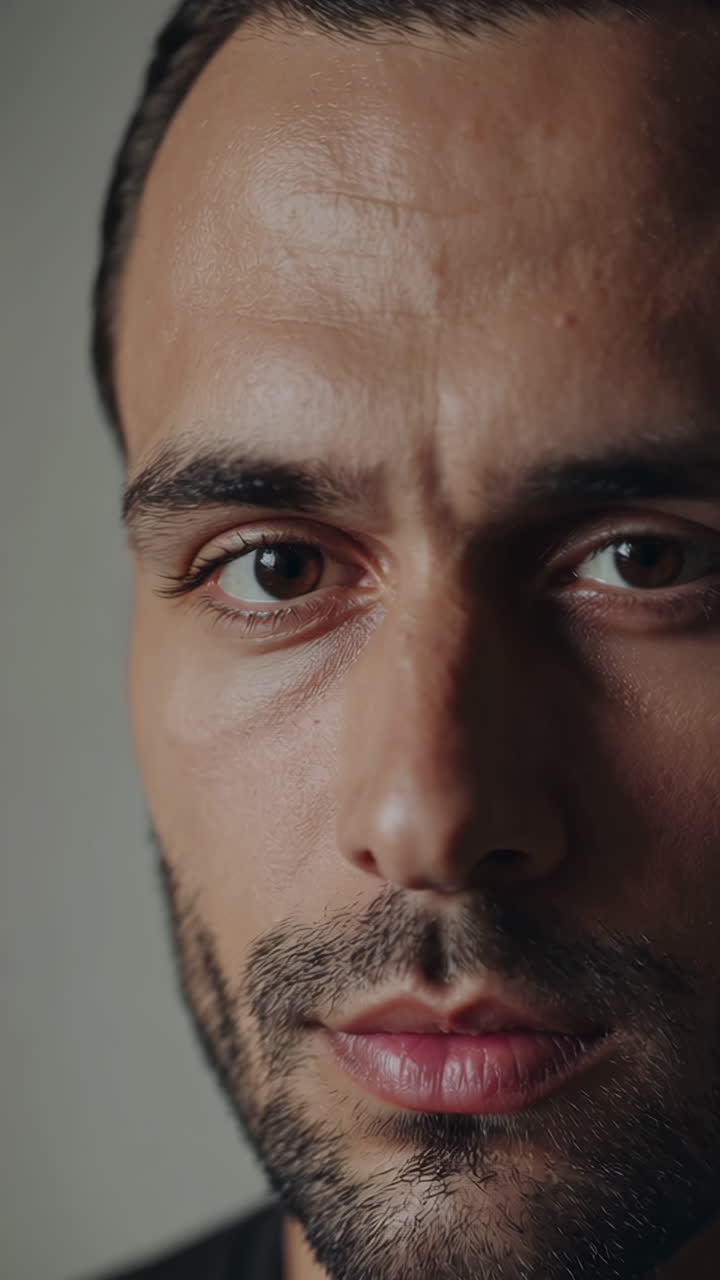 retrato en primer plano de un hombre