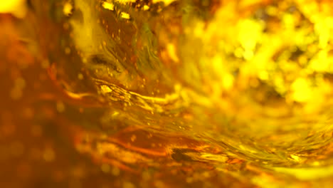 golden liquid swirl