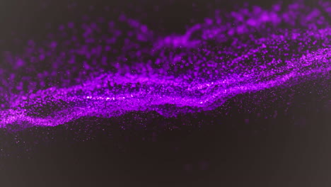 animación de puntos sobre un fondo negro