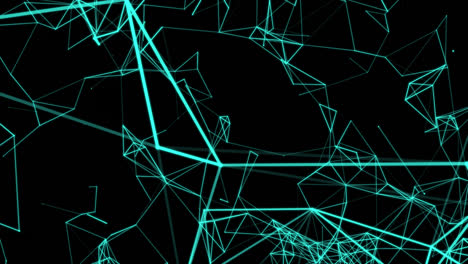 plexus, abstract 3d technologys, moving dots and lines with alpha channle, transparent