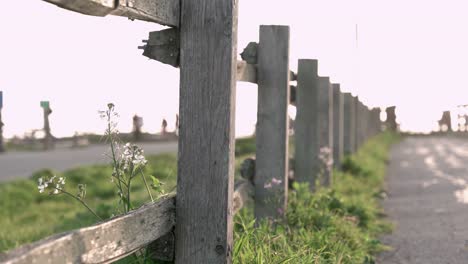 Wooden-fence-and-a-footpath-by-the-beach
