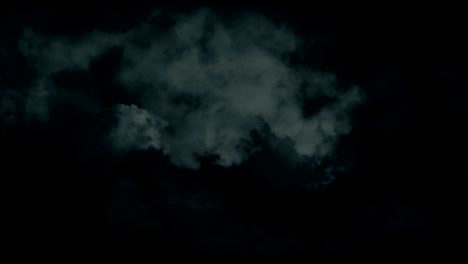 atmosférico espeluznante humo de halloween bucle sin costuras. fondo de niebla de neblina abstracta